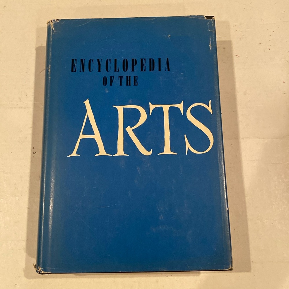 “Encyclopedia of the Arts,” hardcover with dust jacket